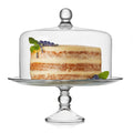 Selene Glass Cake Stand with Dome