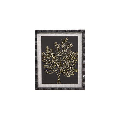 Black And White Botanical Framed Print