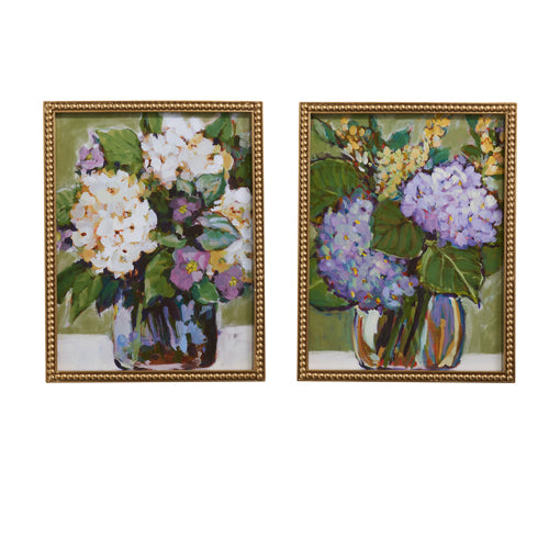 Raz Imports Hydrangea Vase Framed Wall Art