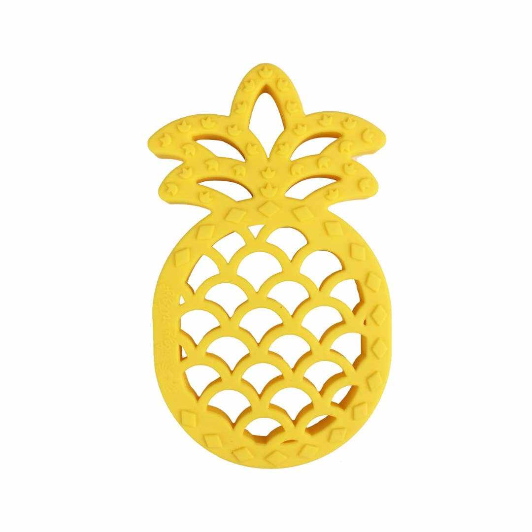 Pineapple Itzy Ritzy Chew Crew™ Silicone Baby Teethers