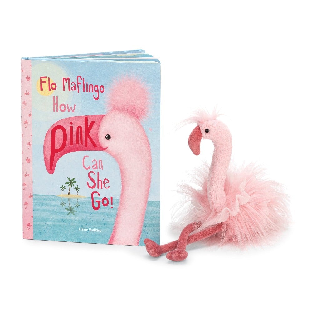 JellyCat Flo Maflingo How Pink Can She Go Book