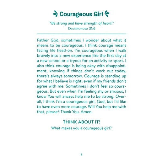 3-Minute Prayers for Courageous Girls
