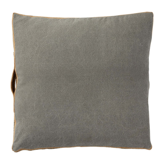 Gray Web Handle Pillow