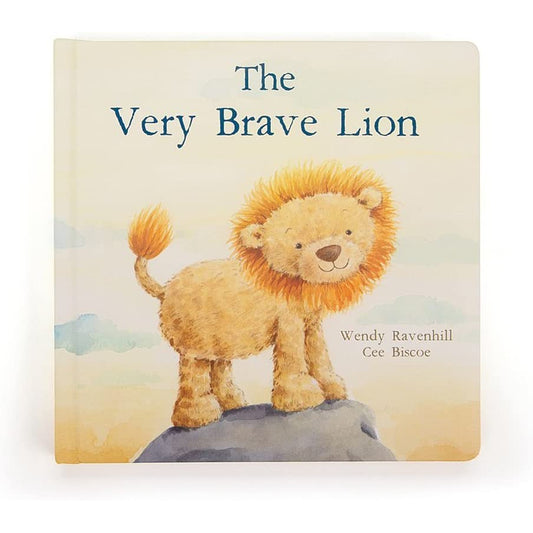JellyCat Very Brave Lion Book, The
