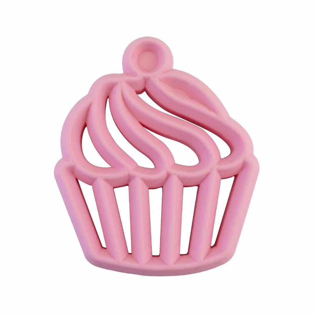 Cupcake Itzy Ritzy Chew Crew™ Silicone Baby Teethers