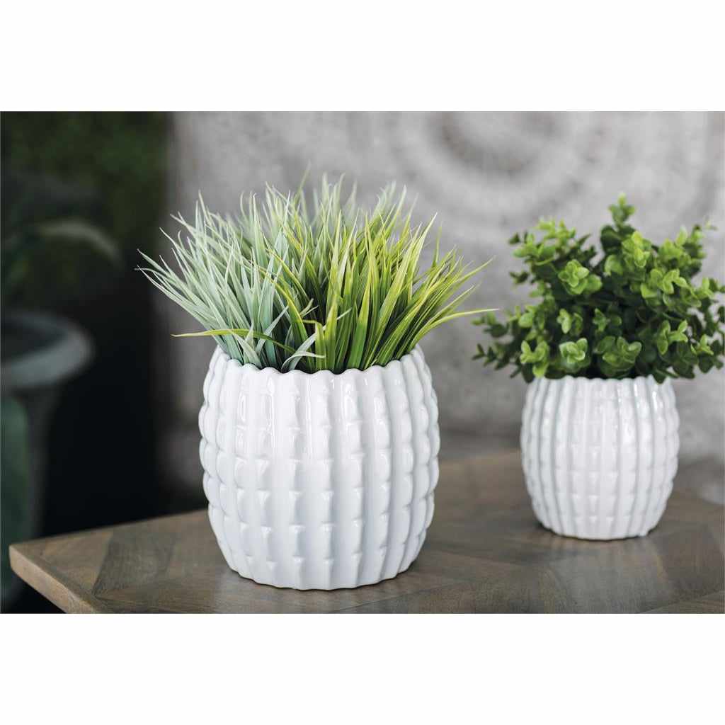 Ceramic White Planters