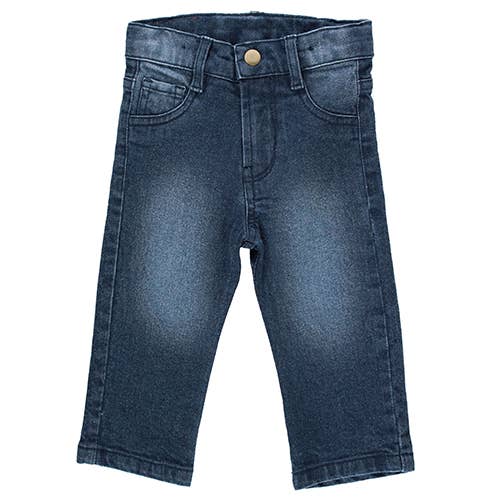 Medium Wash Straight Jeans