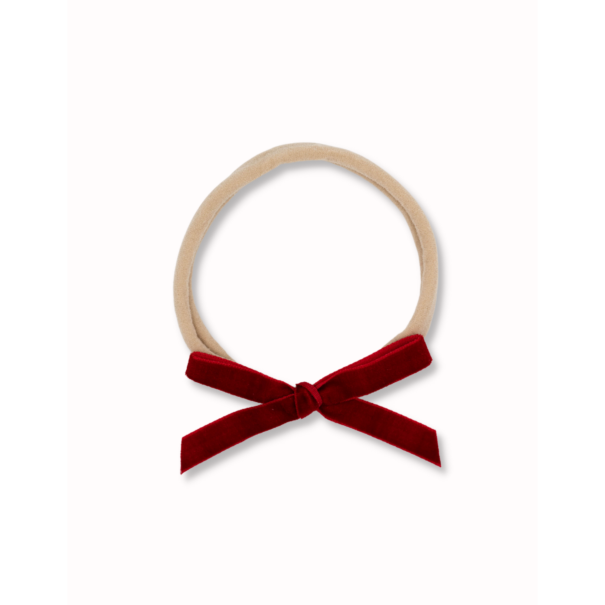Ruby Mini Velvet Baby Headband