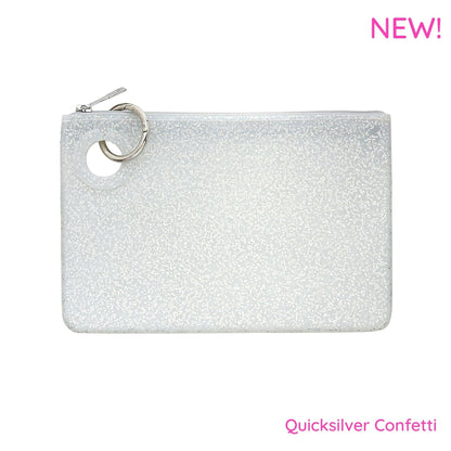 Quicksilver Confetti Large Silicone Pouch