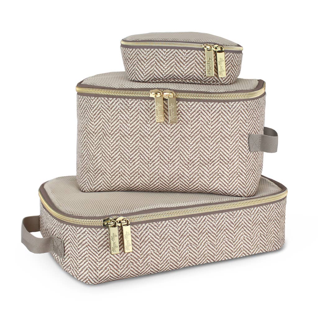 Taupe Itzy Ritzy Packing Cubes