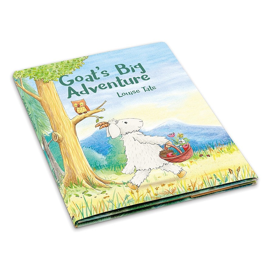 JellyCat Goat's Big Adventure Book