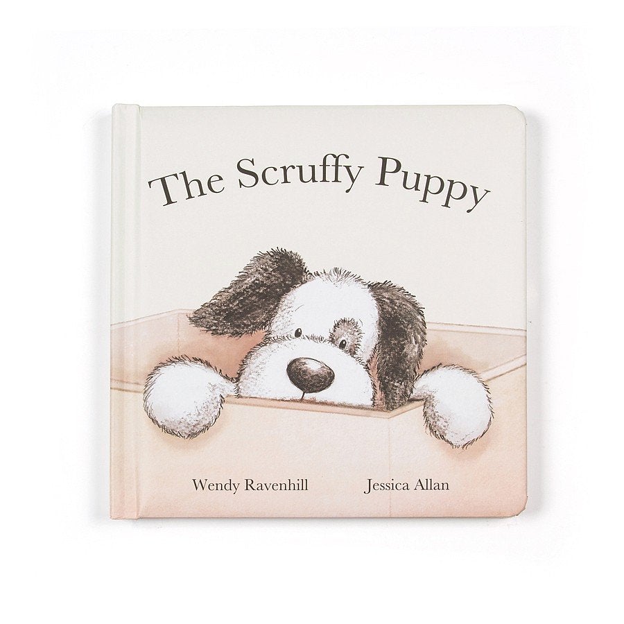 JellyCat Scruffy Puppy Book, The