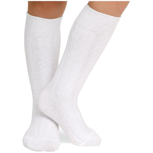 Cable Knee High Socks-Jefferies Socks-Lasting Impressions