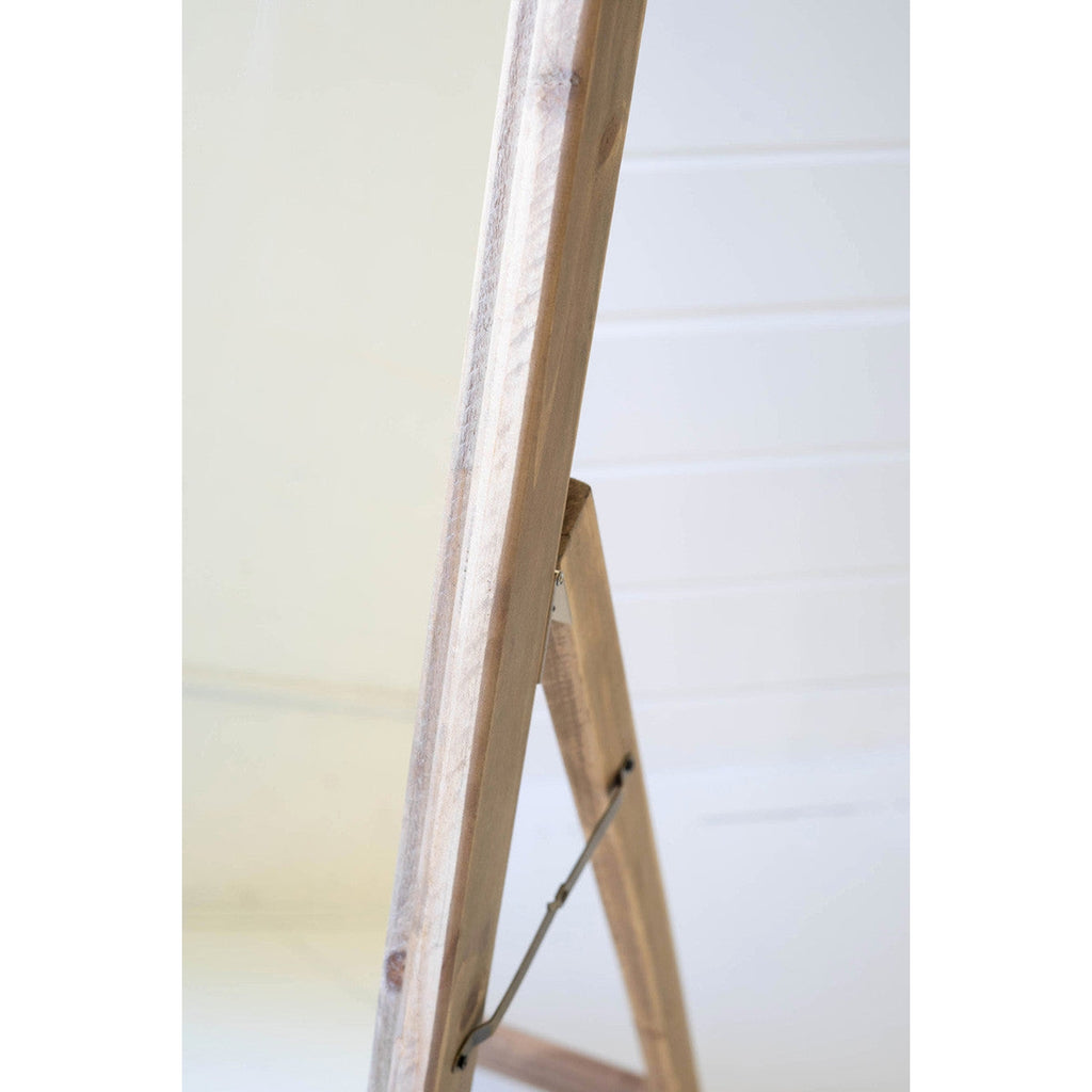Wood Framed Floor Mirror