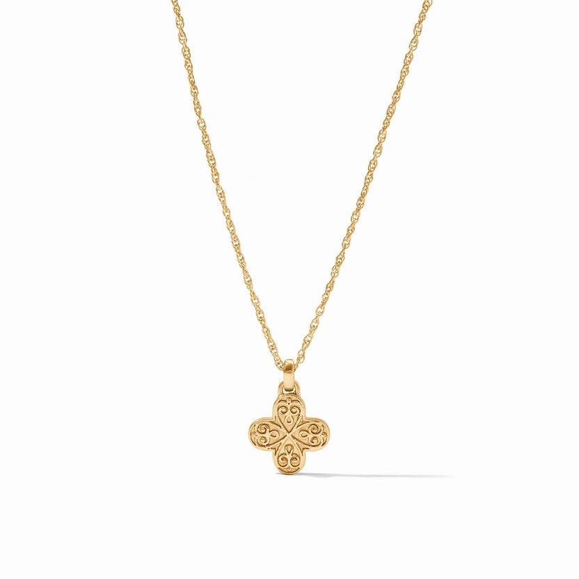 Julie Vos Gold Pearl Corinth Delicate Necklace