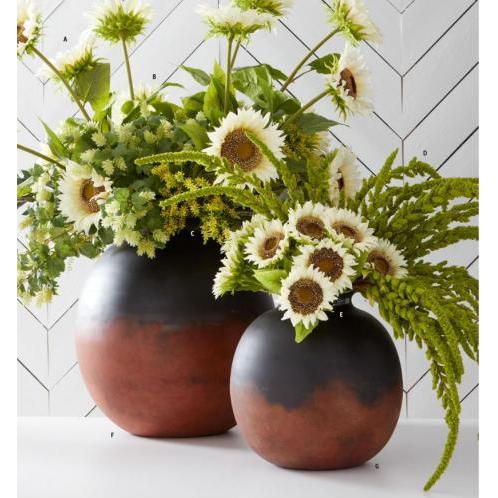 Cream Sunflower Stem-K&K Interiors-Lasting Impressions