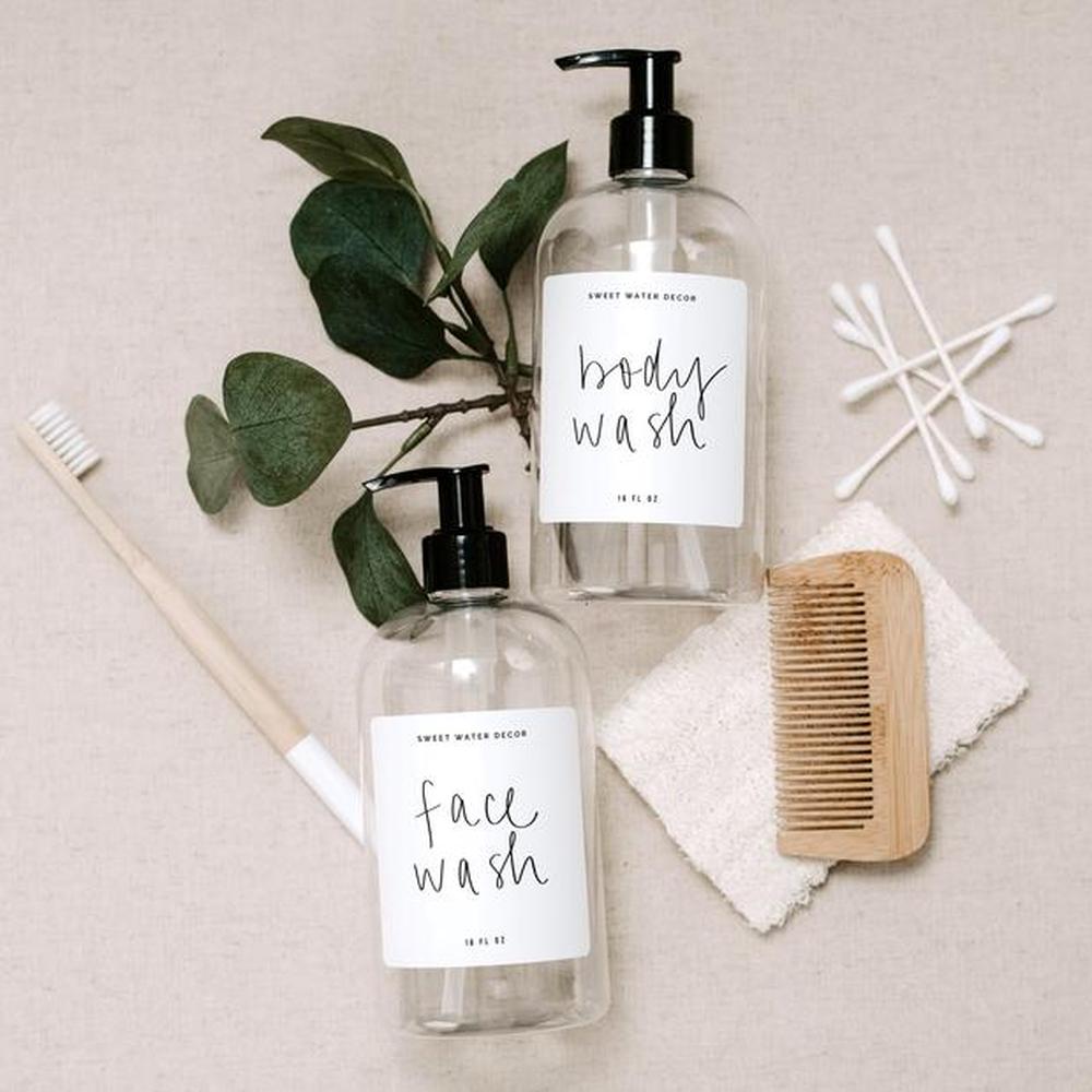 Clear Plastic Bottle Dispensers