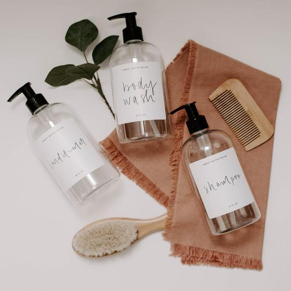 Clear Plastic Bottle Dispensers