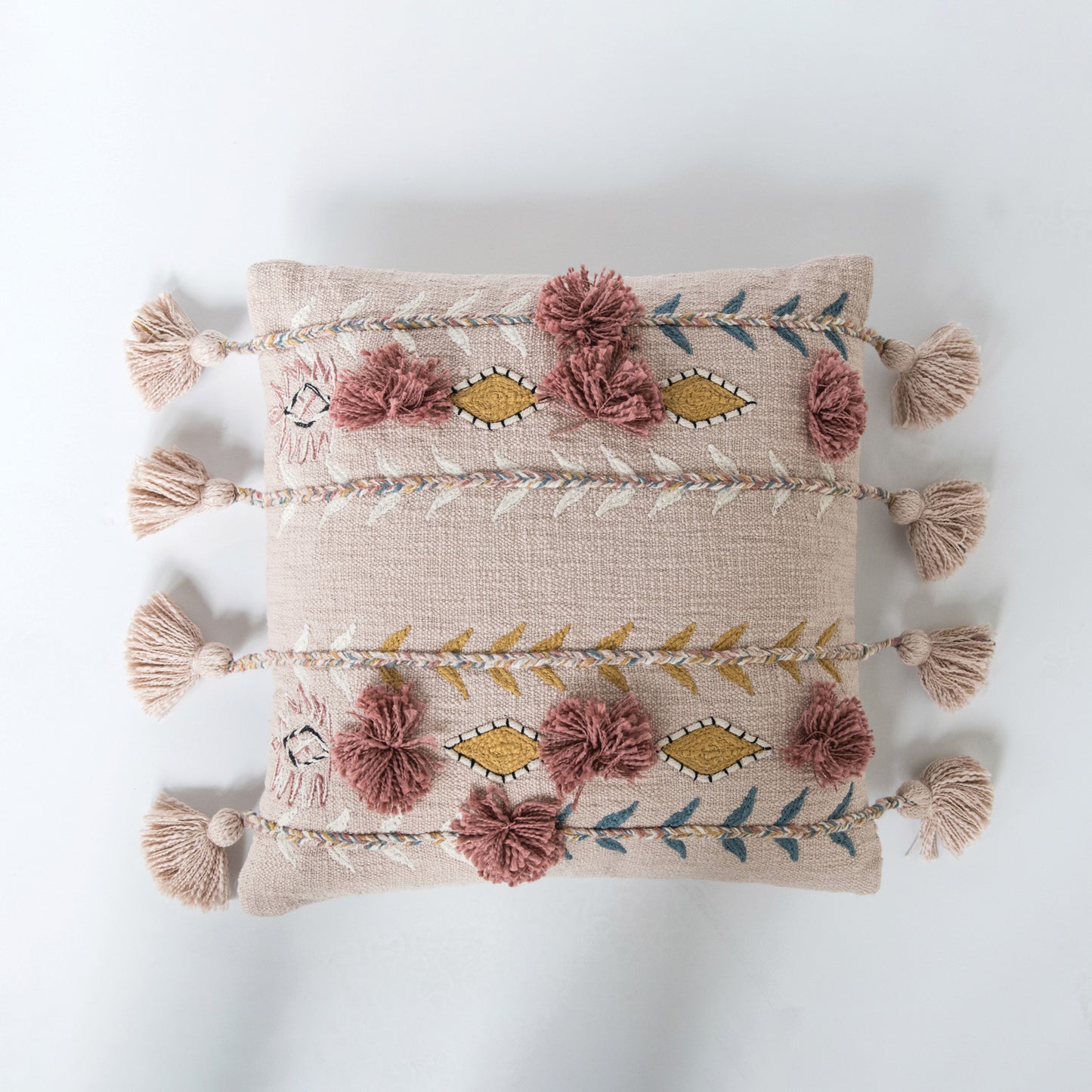 Cotton Embroidered Pillow