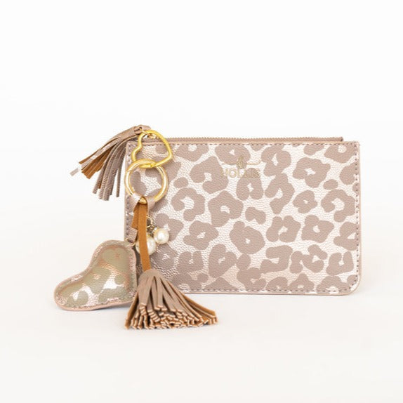Hollis Keychain Coin Pouch Nude