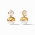 Julie Vos - Delphine Pearl Statement Earring, Pearl