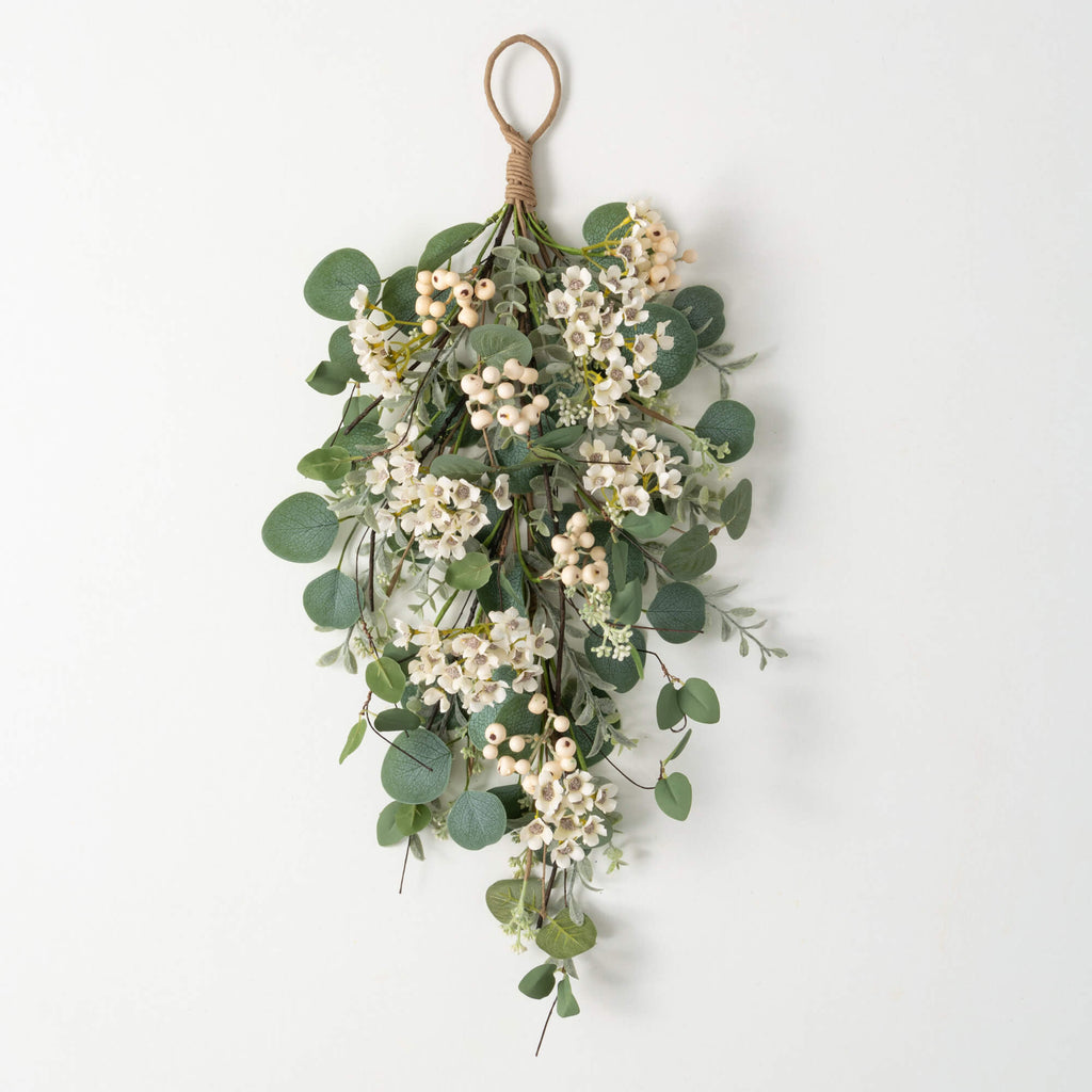 Eucalyptus and Waxflower Swag