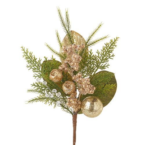 Evergreen and Gold Pick