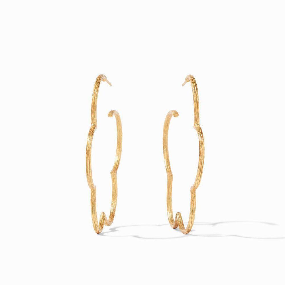 Gardenia Textured Hoop-Julie Vos-Lasting Impressions