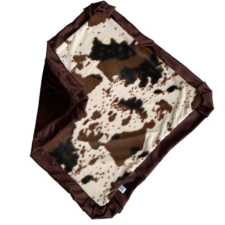 Rockin Royalty Cow Luxe Cuddle Blanket