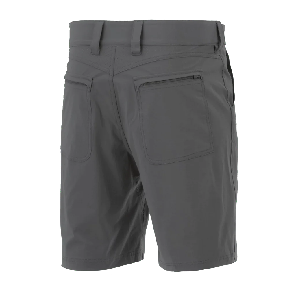 Huk Men's 10.5 Next Level Charcoal Shorts - 3XL