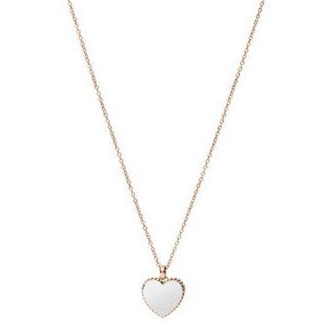 Heart Engraveable Necklace-Fossil-Lasting Impressions