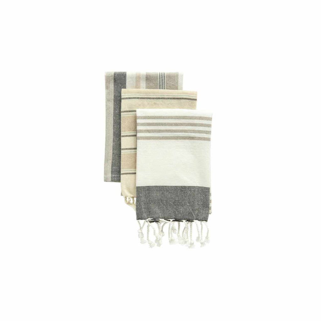 Cotton Striped Tea Towels, Set of 3 | Bridal Shower Maelynn McKinney & Harrison Lee