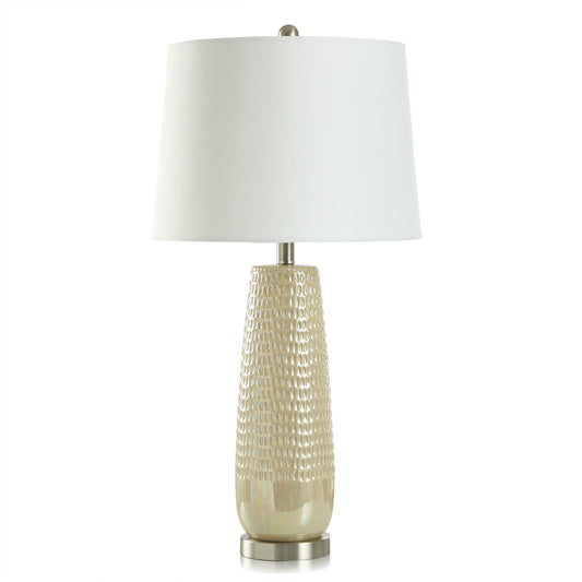 Starlite Cream Ceramic Table Lamp