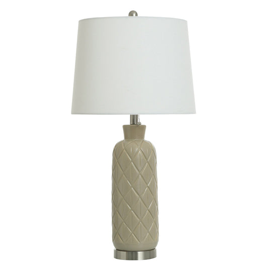 Mary Catherine Taupe Table Lamp