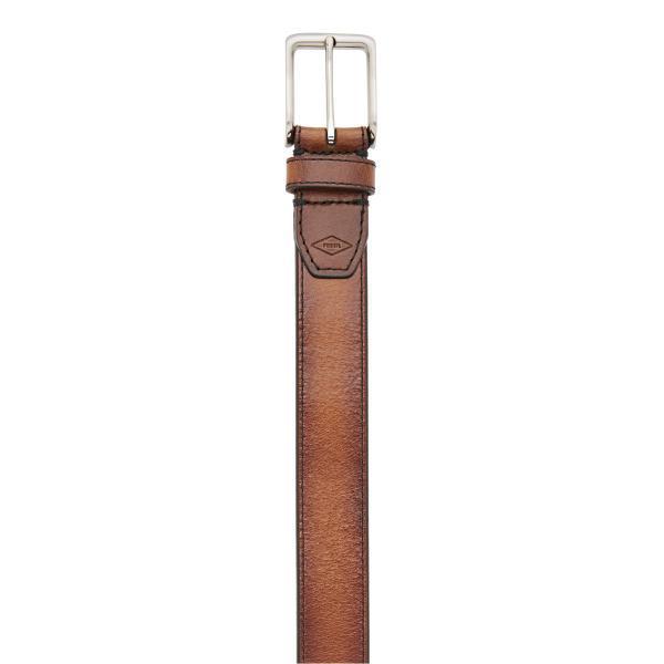 Griffin Leather Belt in Cognac-Fossil-Lasting Impressions