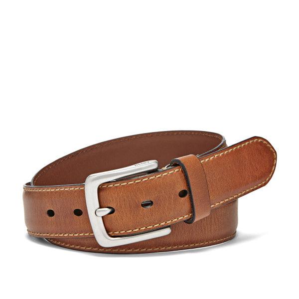 Aiden Leather Belt in Brown-Fossil-Lasting Impressions
