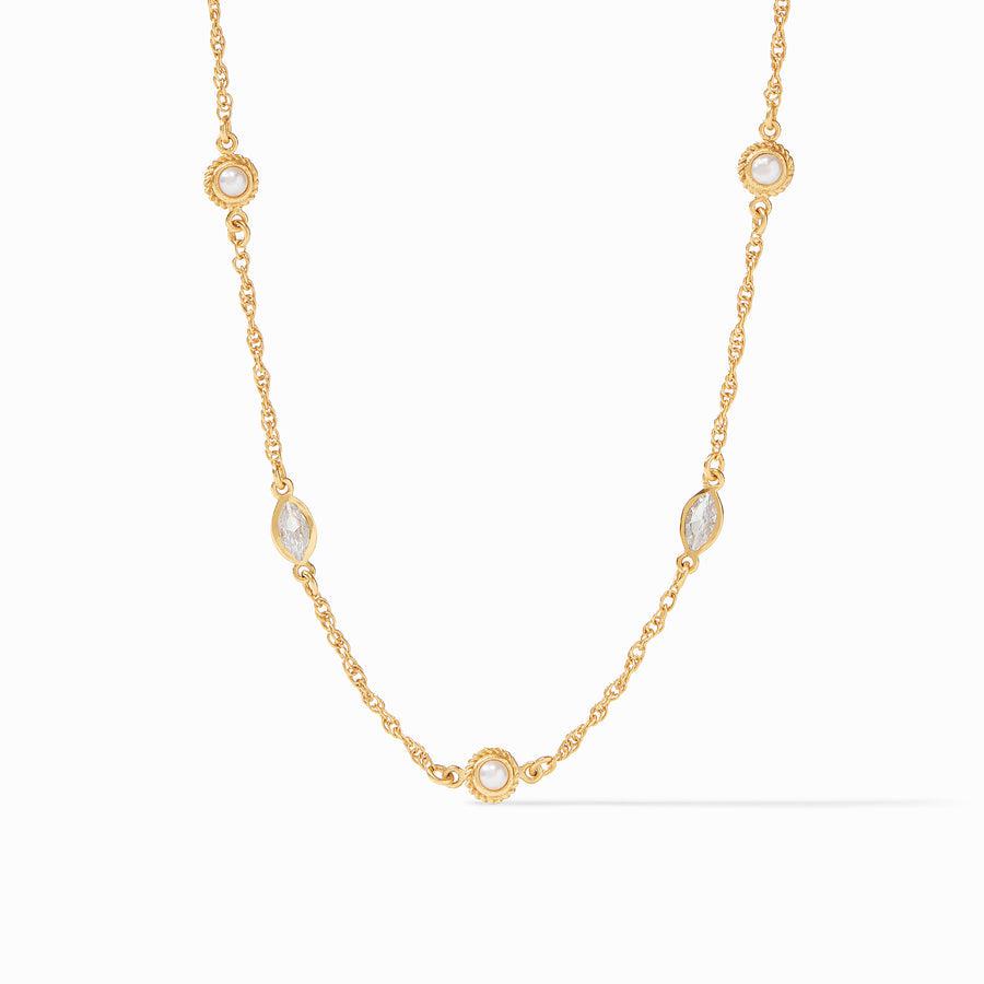 Julie Vos Monaco Delicate Station Necklace