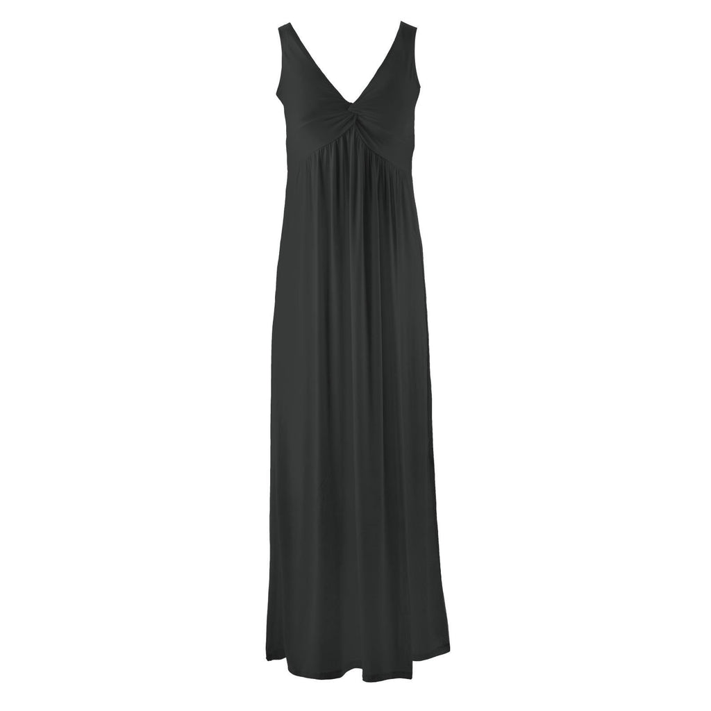 Kickee Pants Women's Simple Twist Nightgown in Midnight