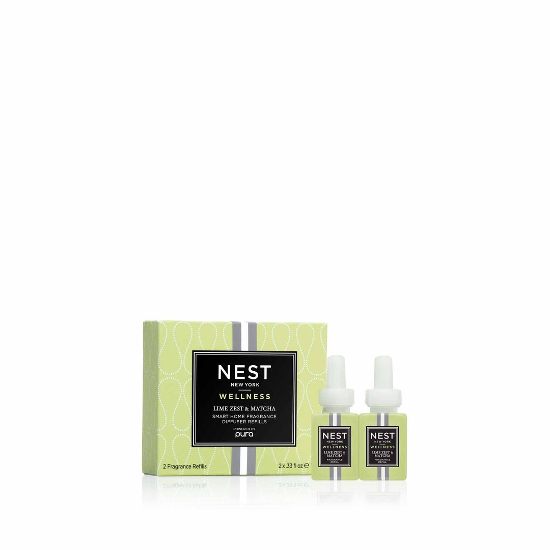 Nest New York Pura Refills (Set of 2) 0.33 fl oz/19.5 ml in Lime Zest & Matcha