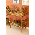 Cane Bar Cart Kalalou