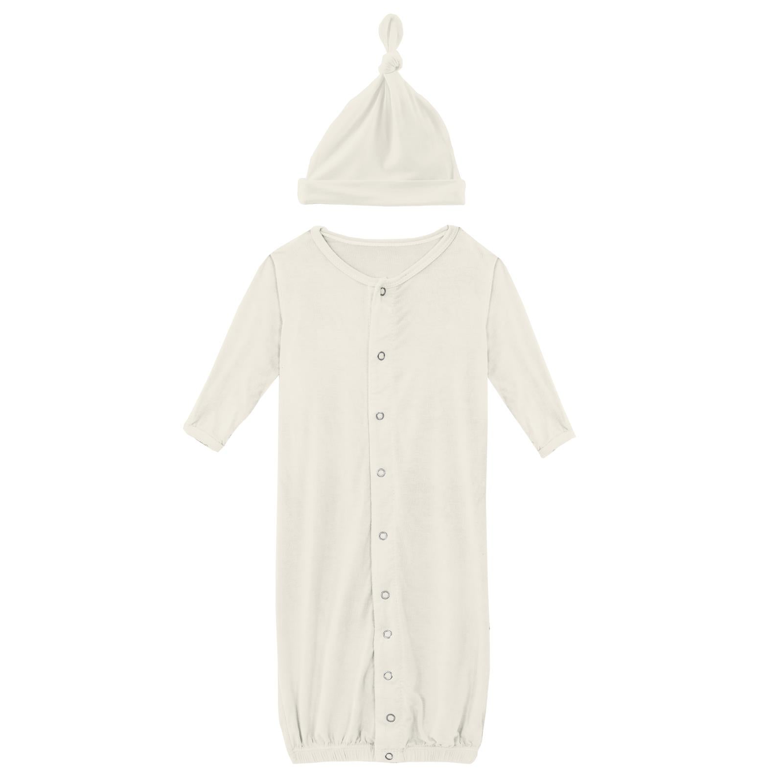 Layette Gown & Single Knot Hat Set