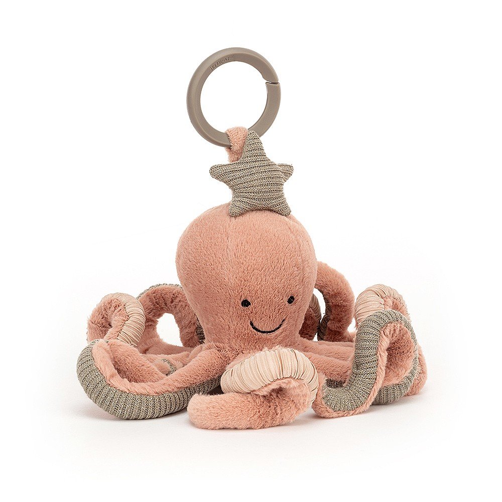 JellyCat Odell Octopus Activity Toy
