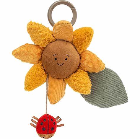 JellyCat Fleury Sunflower Activity Toy