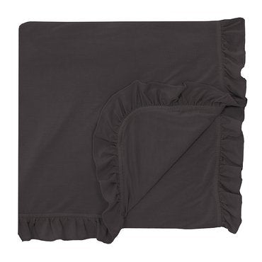 Kickee Pants Ruffle Stroller Blanket in Midnight Lasting Impressions