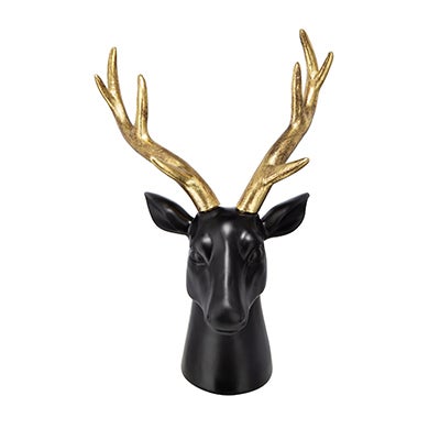 Deer with Gold Horns by A&B Home