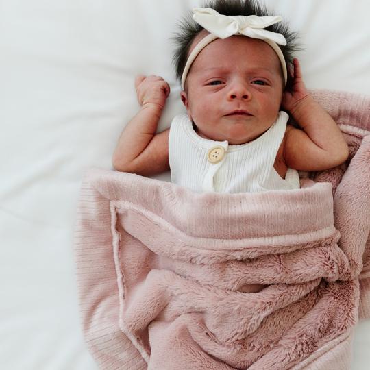 Saranoni Clay Lush Mini Blanket Lasting Impressions