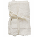 Cotton Napkins with Fringe, Set of 4