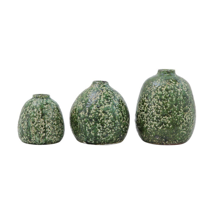 Distressed Terracotta Vases, Set of 3