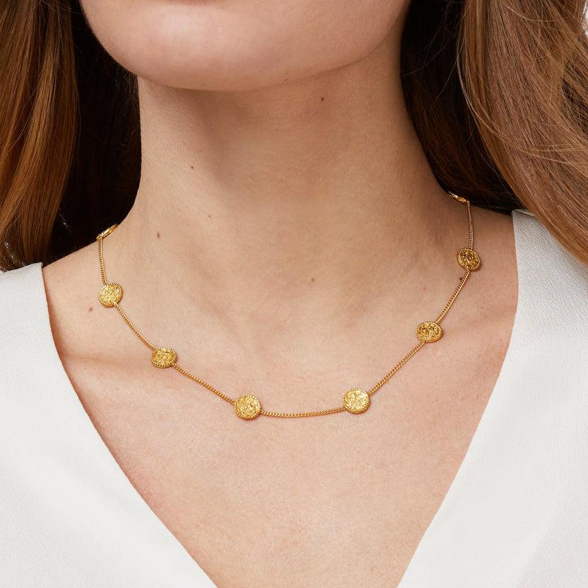 Trieste Delicate Station Necklace