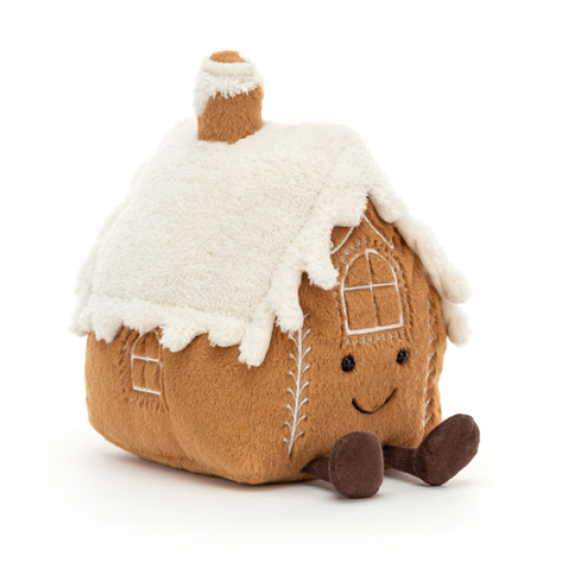 JellyCat Amuseable Gingerbread House